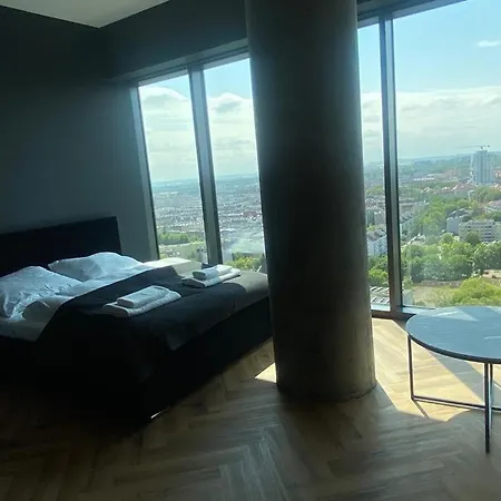 Hanza Tower 21 Black Apartment Szczecin